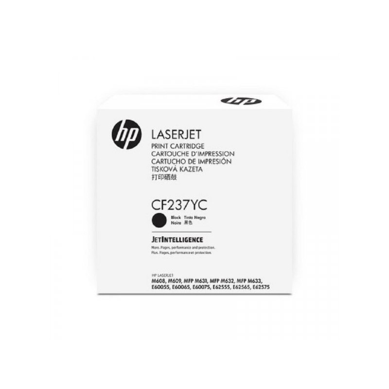 HP 37YC High Yield Black Original LaserJet Toner Cartridge, CF237YC