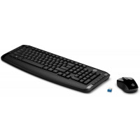 HP 300 Wireless Keyboard and Mouse Black YU (3ML04AA)