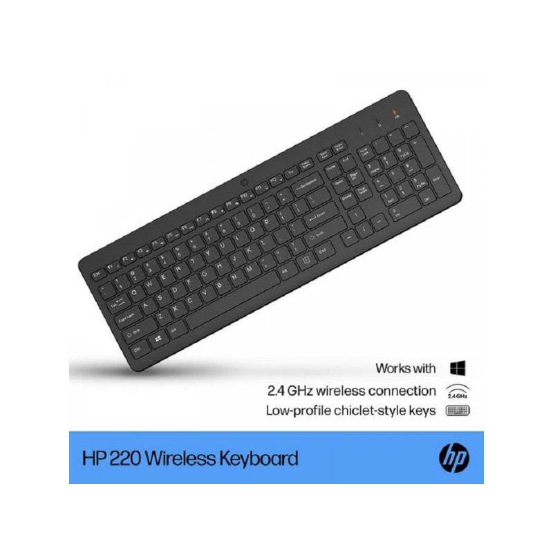 HP 220 bežična tastatura, crna, SR raspored (805T2AA/SR)